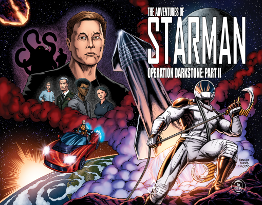 The Adventures of Starman Operation Darkstone Part 2 Cover